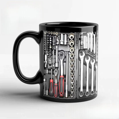 Functional Tool Mug with Real Detachable Tools