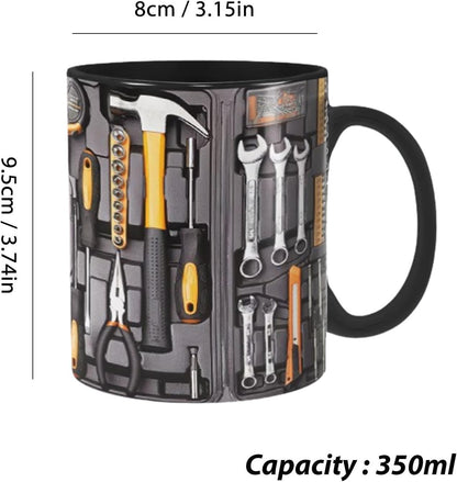 Functional Tool Mug with Real Detachable Tools