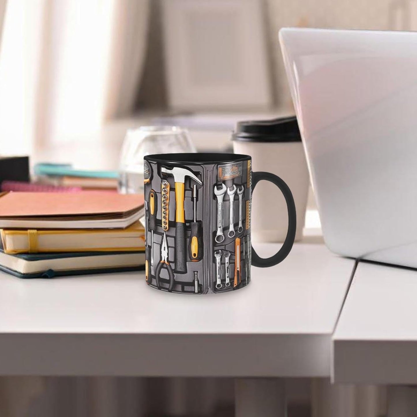 Functional Tool Mug with Real Detachable Tools