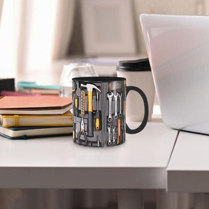 Functional Tool Mug with Real Detachable Tools