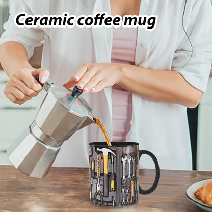 Functional Tool Mug with Real Detachable Tools